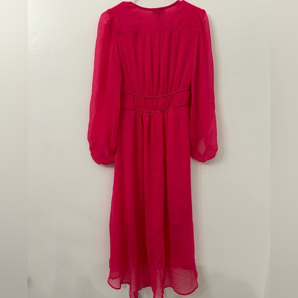 Jessica Simpson Barbie Hot pink chiffon dress new with tags size small - Picture 3 of 10
